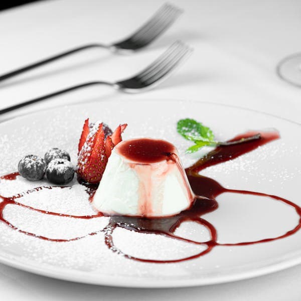 Panna cotta ai frutti di bosco